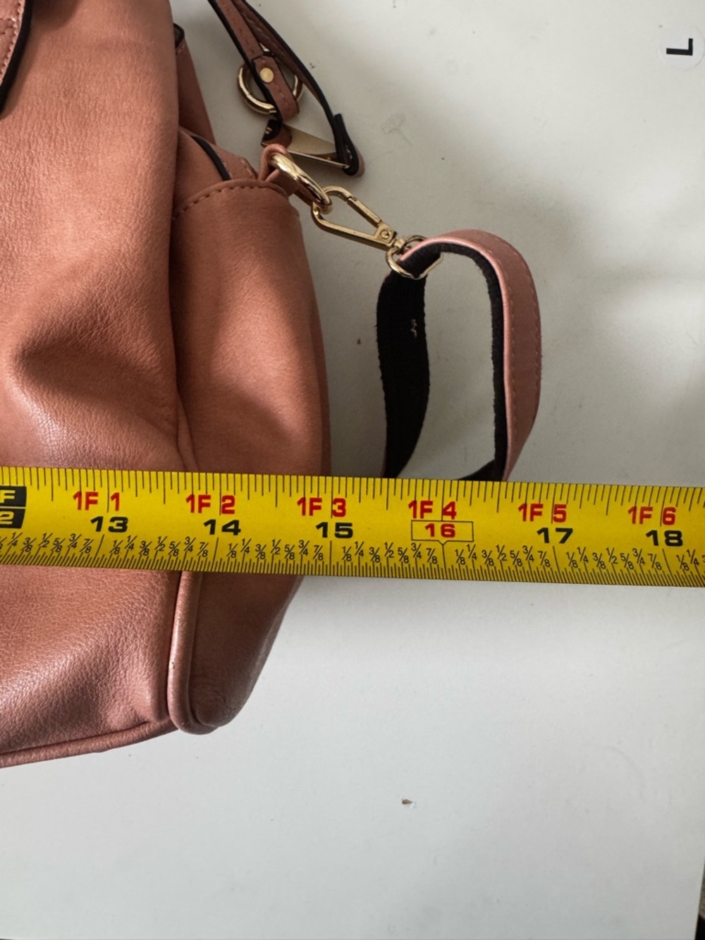 Mellow World Jasmine Convertible Satchel Pink Vegan Leather - Picture 11 of 15